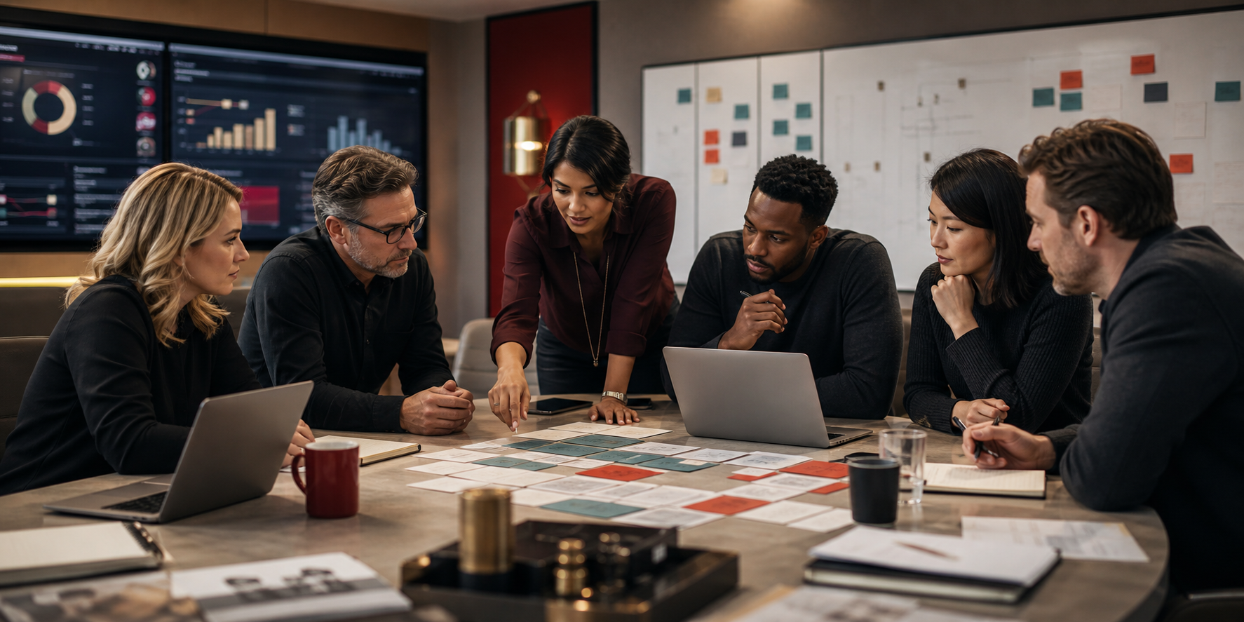 Consulting team building an execution strategy